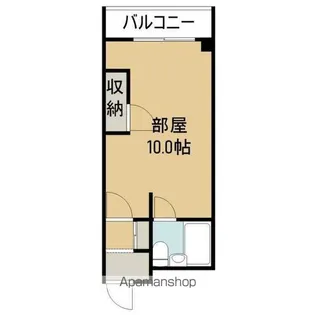 第2シャトウはまなす【4階】の間取り